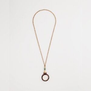 Hand Monocle Pendant Necklace